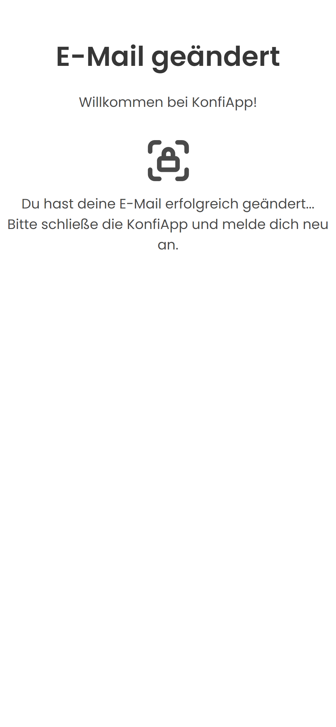 E-Mail korrigieren