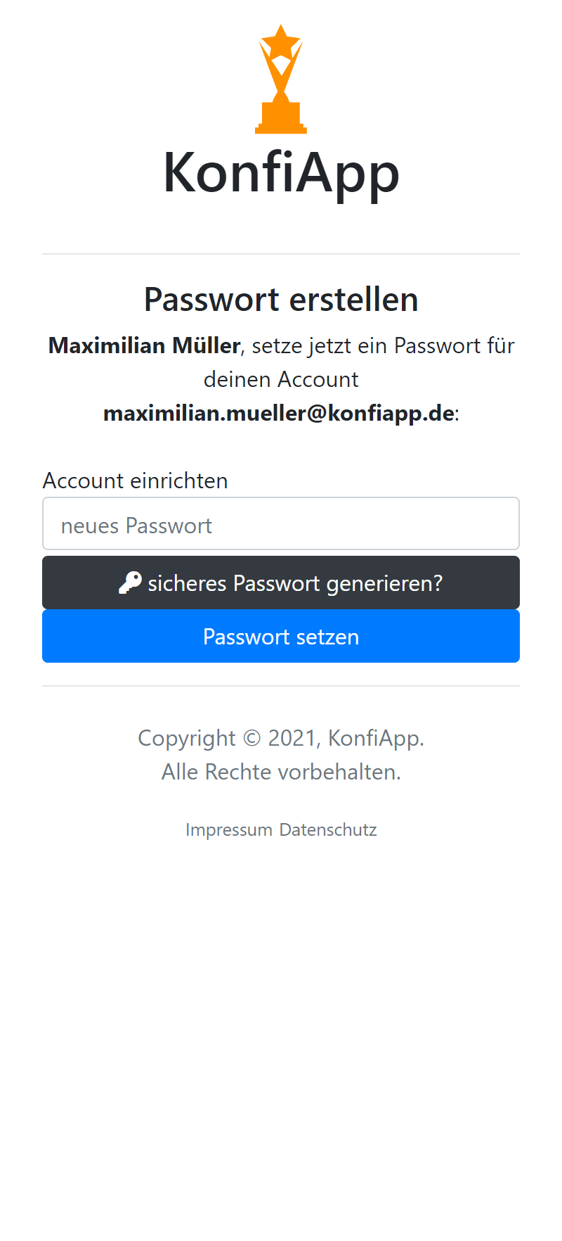 Registrierung