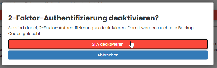 Verwaltung Ihr Profil