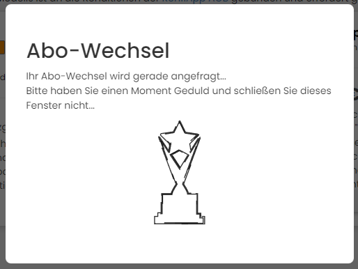 Modell ändern Dialog