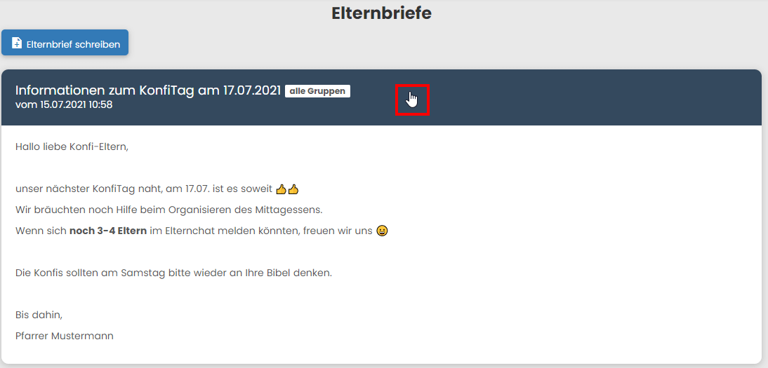 Elternbrief