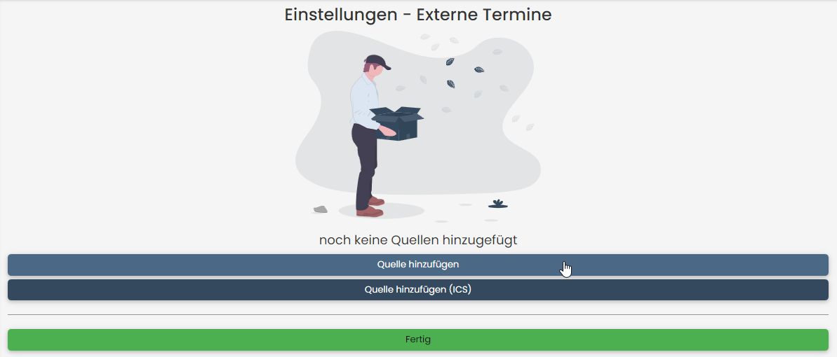 Quelle hinzufügen