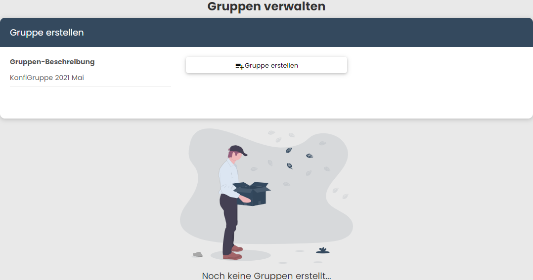 Gruppe erstellen