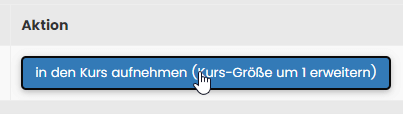 Warteliste aufnehmen Button
