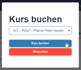 Konfi Buchungs Popup