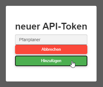 Token erstellen