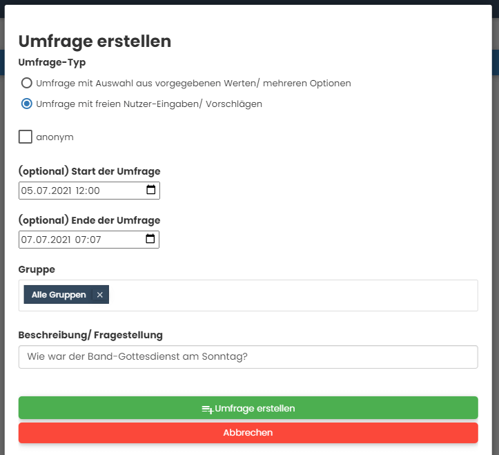 Umfragen