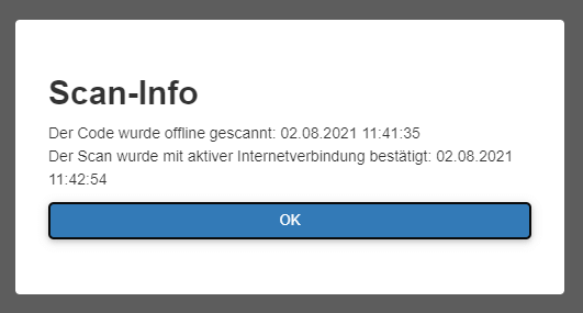 Offline Scans Info