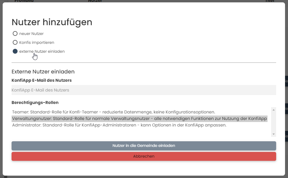 Mitarbeiter hinzufügen